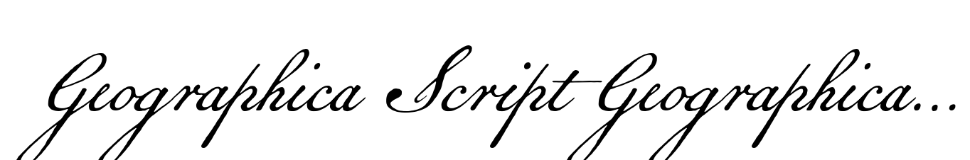 Geographica Script Geographica Script
